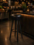 Barkruk 204G - Zwart - Kunstleer - G-Line HW-20331 €59.00 Horeca barkrukken