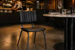 Stoel - Gustav - Kunstleder - Zwart - G-Line 156948 €79.95 Metaal stoelen