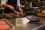 Hamburger Turner - 16 CM - RVS - Zwart - G-Line GL-168550 €7.99 Plastic lepels & turners