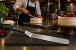 Paletmes - 30 CM - Gebogen - RVS - Zwart - G-Line GL-168539 €7.99 Keukenmessen