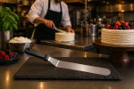 Paletmes - B 25 CM - Gebogen - RVS - Zwart - G-Line GL-168538 €6.99 Keukenmessen