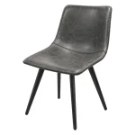 Stoel Nicolas - Grijs - Kunstleer - G-Line 71386 €64.95 Metaal stoelen