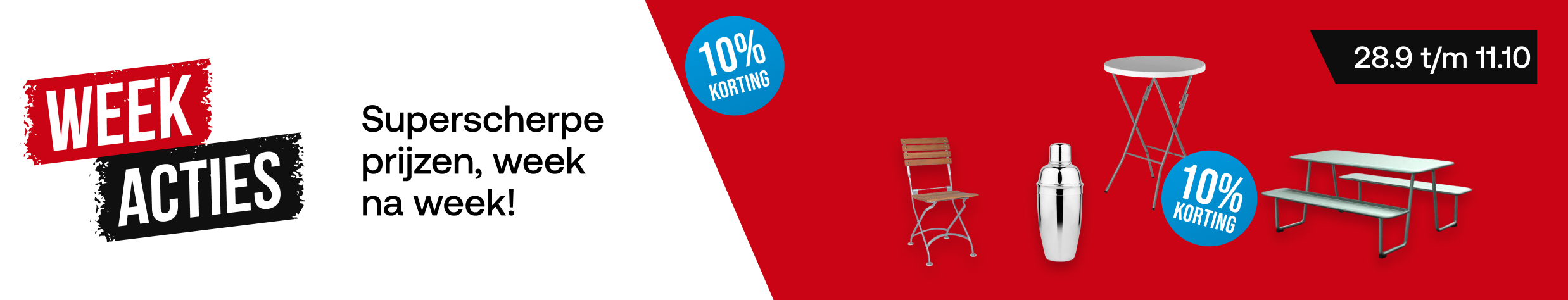 Week Acties bij Goos Horeca!