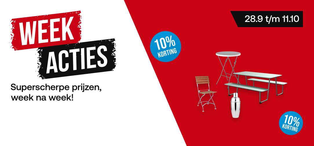 Week Acties bij Goos Horeca!