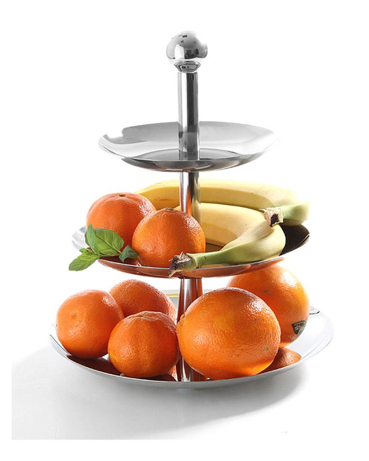 Etagere - 3 plateaus - RVS - Hendi - 429914