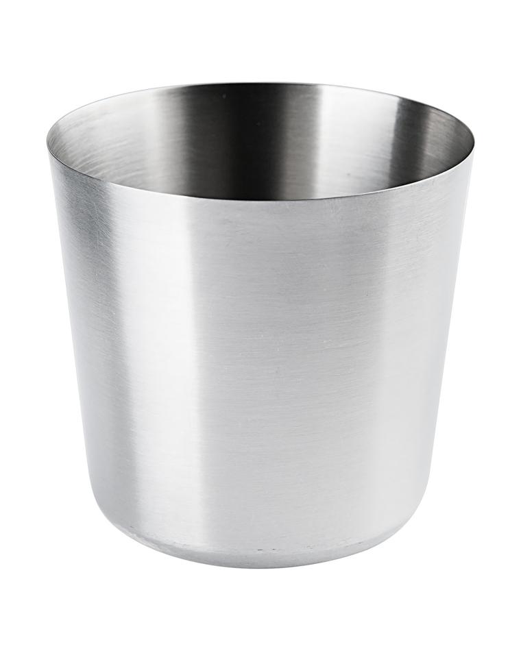 Beker voor frites - Ø8.5 x H 8.5 CM - RVS - Promoline