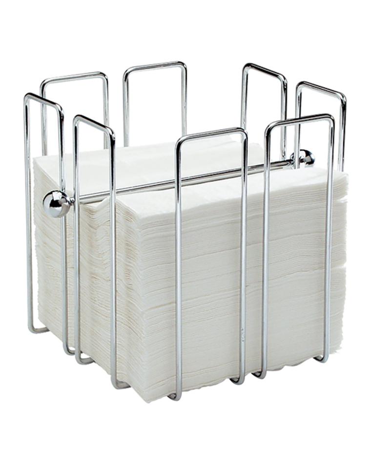Servethouder - Verchroomd - H 19 x 19 x 19 CM - Promoline