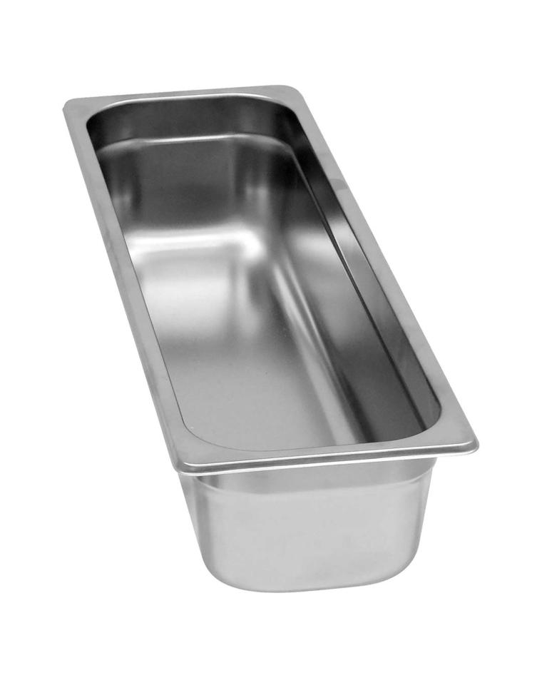 Gastronormbak - RVS - 2/4 GN - 100 mm - Promoline