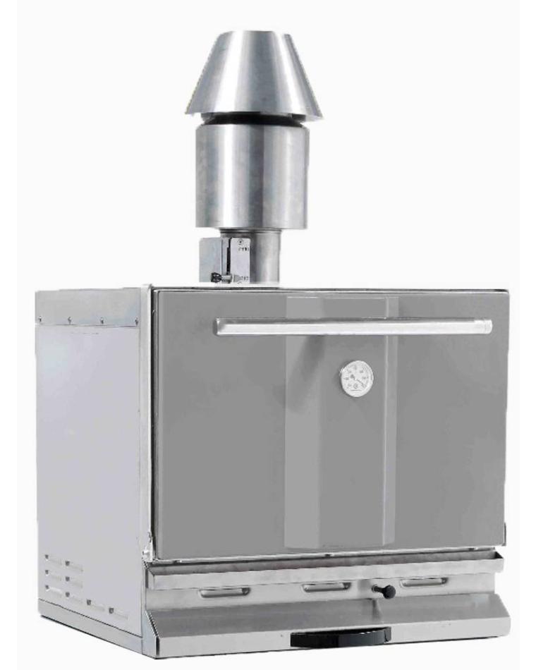Houtskooloven - 400 - RVS - Promoline