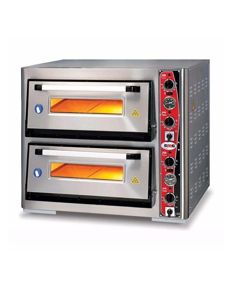 Pizzaoven - Elektrisch - 8 x Ø34 CM - H 76 x 97 x 80 CM - 10000W - 400V - GMG - PF7070DE-T
