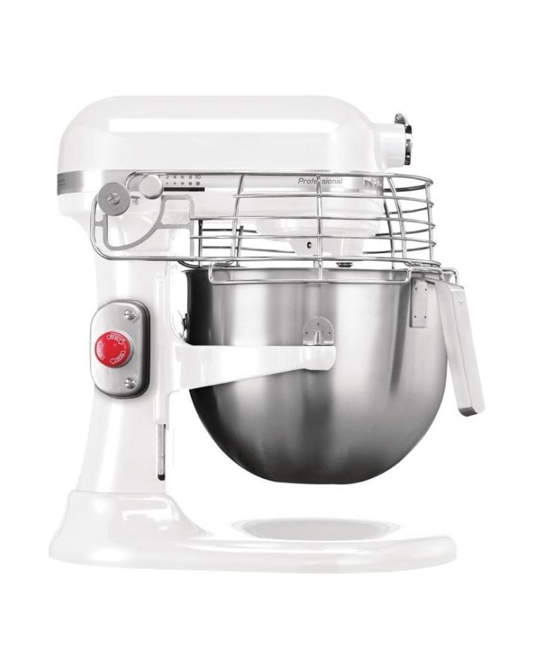 Mixer - 6.9 Liter - Wit - H 41.7 x 37.1 x 28.7 CM - 230 V - Aluminium/Teflon - Kitchenaid - CB575