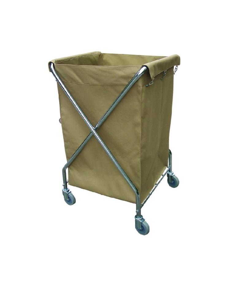 Linnenwagen - 220 Liter - Linnen - H 98.5 x 62 x 62 CM - Jantex - L616