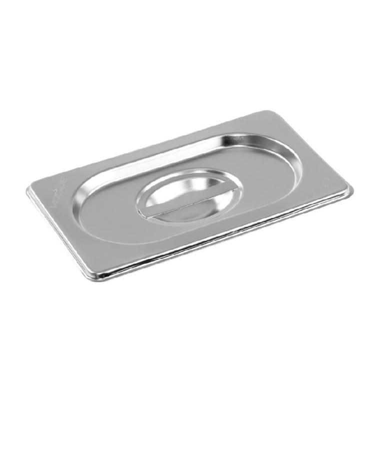 Deksel gastronormbak - 1/9 GN - H 3 x 17.6 CM - RVS - Vogue - K997