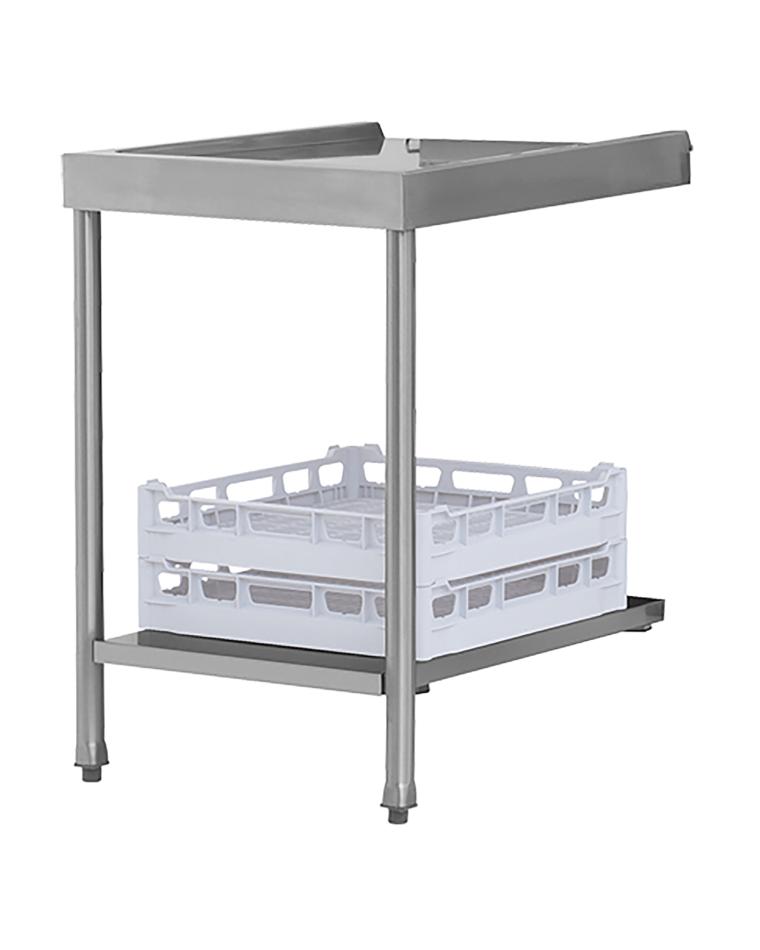 Aan/Afvoer Tafel - H 85 x 70 x 57.5 CM - 13 KG - RVS - 570110