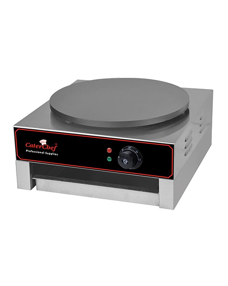 Crêpe Bakapparaat - H 24 x 44.9 x 51 CM - 23 KG - Ø40 CM - 220-240V - 3000 W - Gietijzer - +0°C / +300°C - Caterchef - 688082