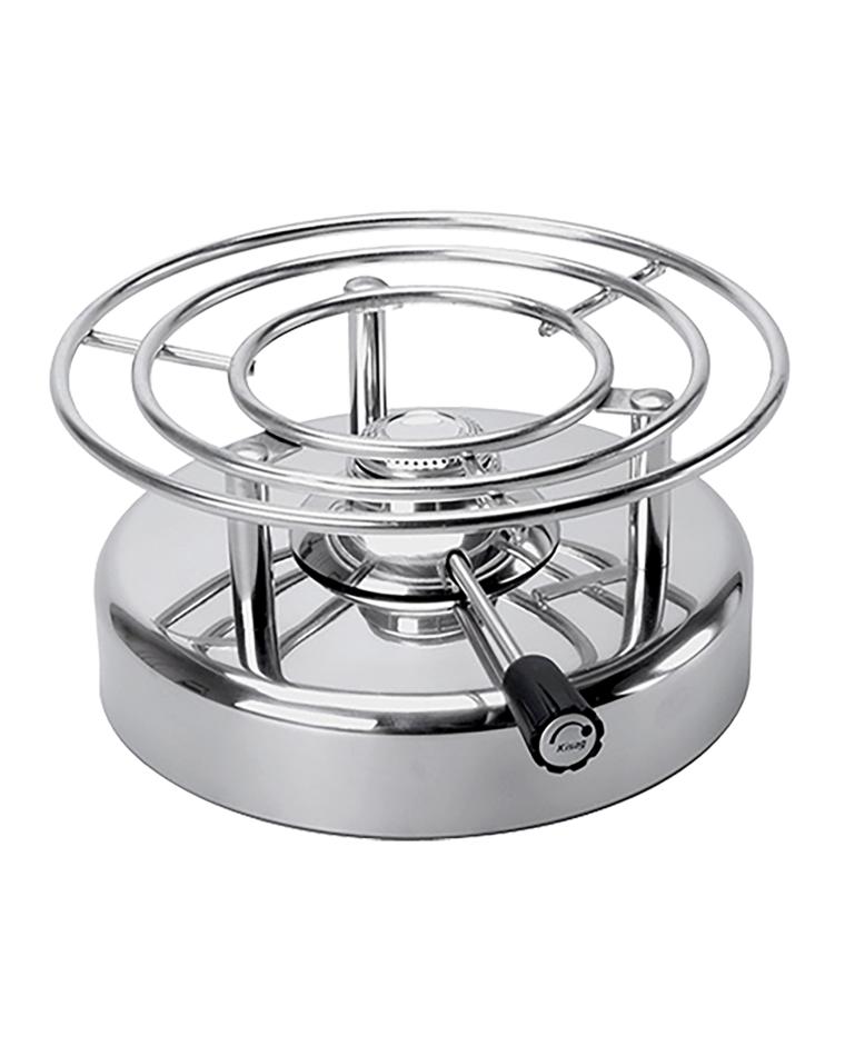 Rechaud - H 11 CM - 1.72 KG - Ø20 CM - Propaangas - 1.4 CM - RVS - Kisag - 204025