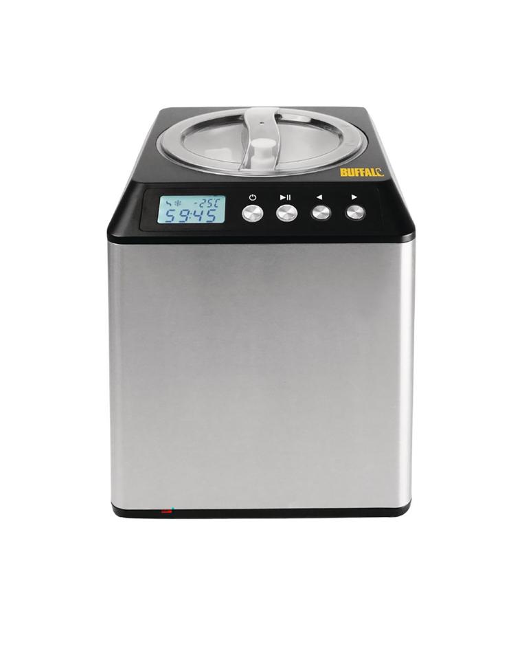 Ijsmachine - 2 Liter - H 36.2 x 27.2 x 31.5 CM - 230 V - RVS - Buffalo - CM289