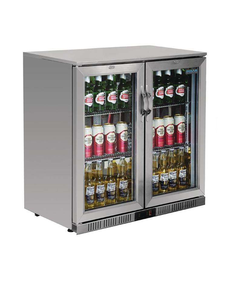 Barkoeling - 208 Liter - 2 deurs - H 90 x 90 x 52 CM - 230 V - Polar - GL008