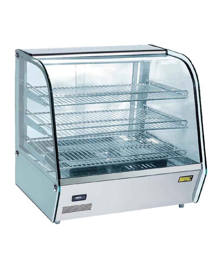 Warmhoudvitrine - 120 Liter - H 67 x 68.7 x 56.8 CM - 230 V - Buffalo - CD231
