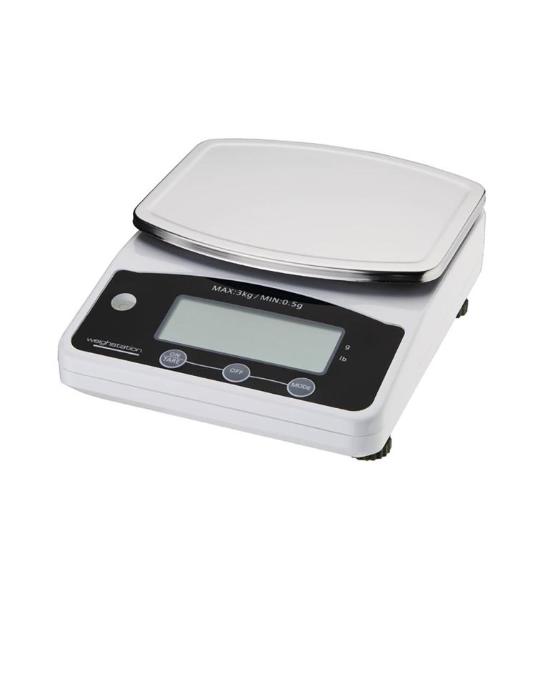 Weegschaal - Digitaal - H 8 x 17.8 x 22.5 CM - RVS - Weighstation - F201