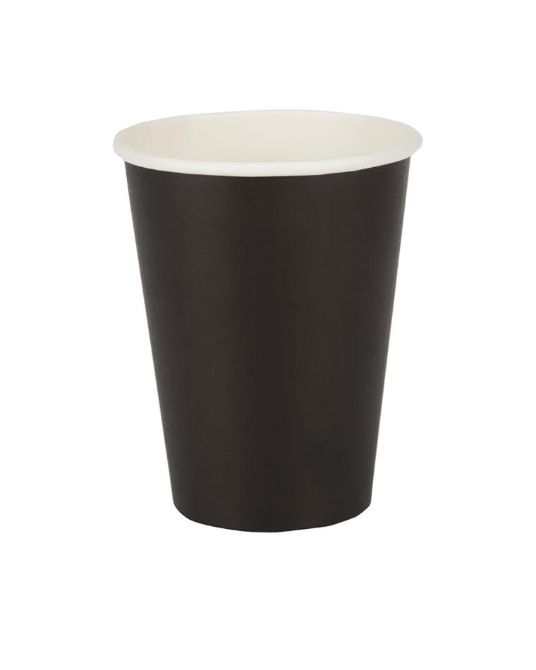 Wegwerp koffiebekers - 34 CL - 1000 stuks - Zwart - Ø 8.95 x H 11 CM - Karton - Fiesta - GF042