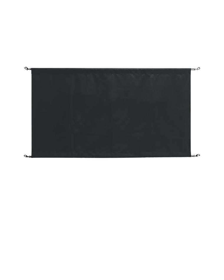 Afzetdoek - Zwart - H 70 x 143 x 2 CM - Polyester - Bolero - CF137
