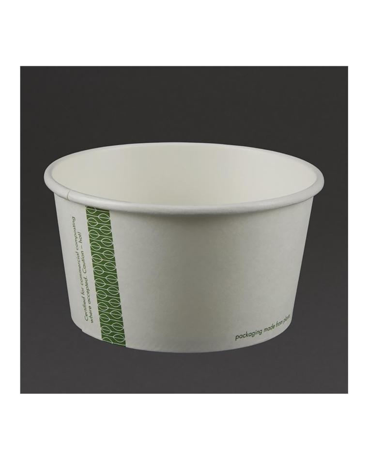 Wegwerp bakjes - 0.35 Liter - 500 stuks - Ø 11.5 x H 6.2 CM - Karton/Pla - Vegware - GF046