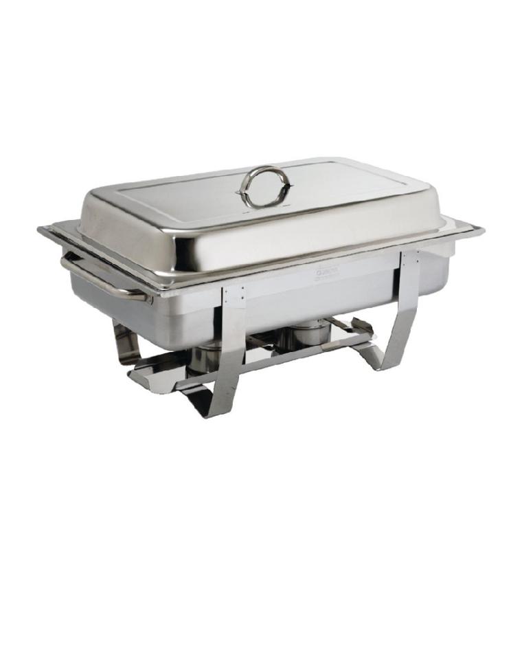 Chafing dish - 1/1 GN - 9 Liter - Zilver - H 27 x 33.2 x 59 CM - RVS - Olympia - K409