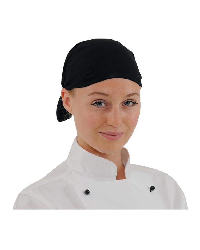 Hoofddoek - Unisex - One Size - Zwart - Polyester/Microvezel - Buff - A283