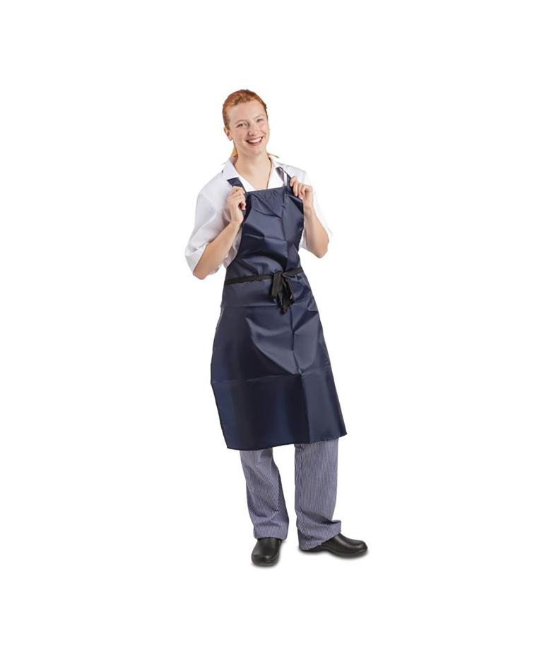 Waterdicht schort - Unisex - Blauw - 71.1 x 101.6 CM - Nylon - Whites Chefs Clothing - A896