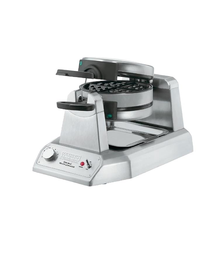 Wafelijzer - H 24.1 x 26.5 x 43.2 CM - 1.4 kW - 230 V - Staal/RVS - Waring - DM874