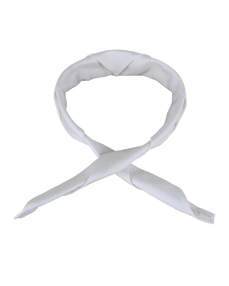 Halsdoek - Unisex - One Size - Wit - H 91.4 x 63.5 CM - Polyester/Katoen - Whites Chefs Clothing - A010