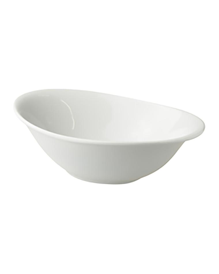 Schaal - 21 x 14 CM - 6 Stuks - Wit - Palmer - White Delight - 513521