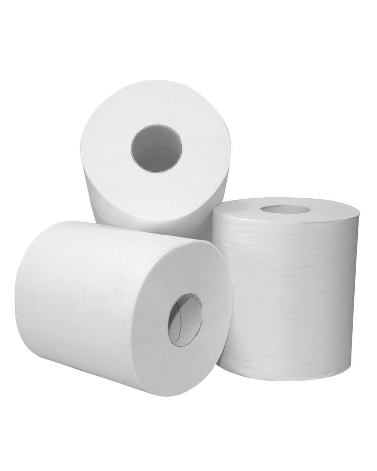 Handdoekpapierrol - MIDI - 1 laags - 6 stuks - 270 meter - Euro Products - 118325