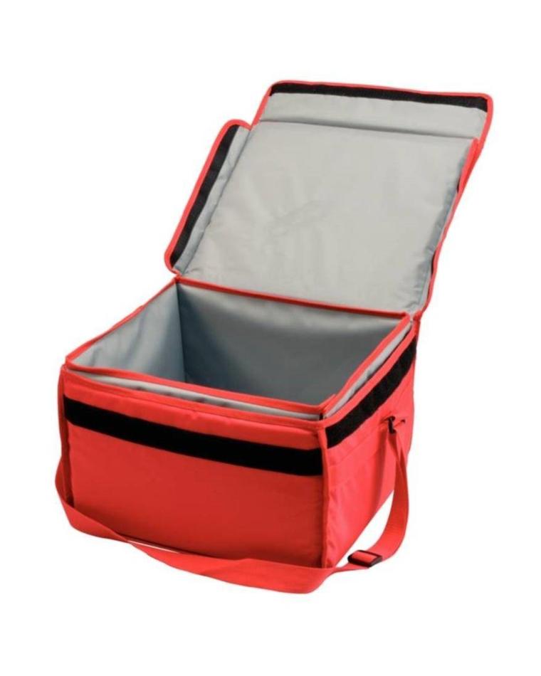 Voedsel Transport Tas - 42 x 35 x 25 CM - Polyester - Rood - Promoline