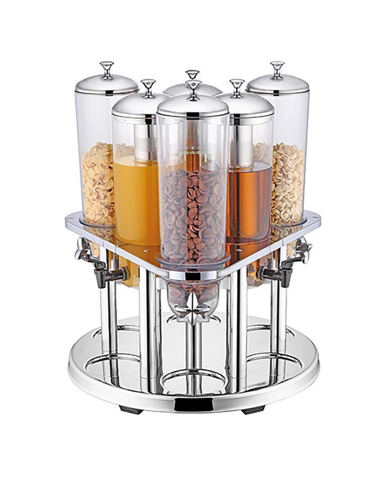 Muesli Dispenser H 60.5 x 30.5 x 28.4 CM 4.23 KG Polycarbonaat 4 Liter 861150