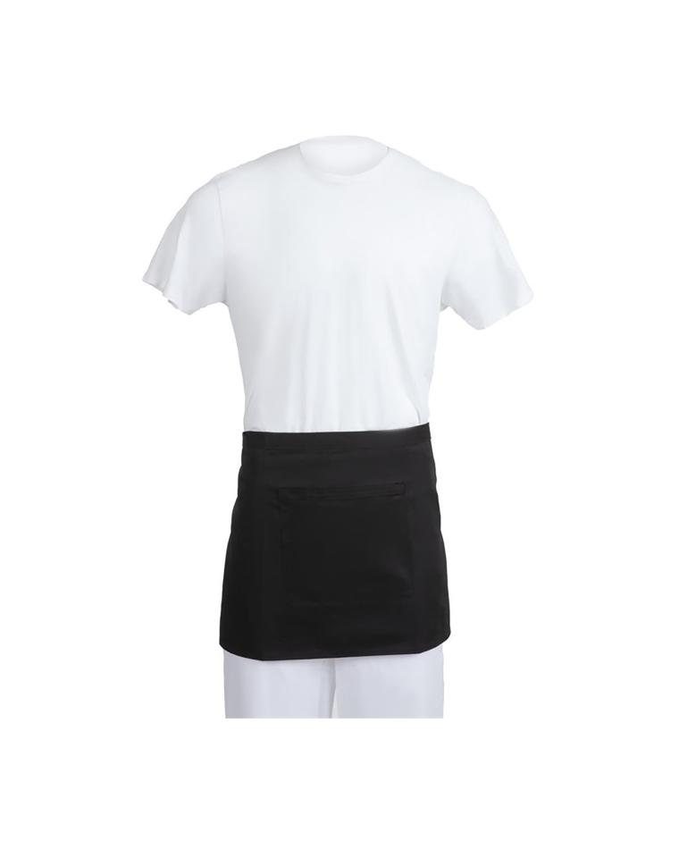 Sloof - Unisex - Zwart - 75 x 37.3 CM - Polykatoen - Whites Chefs Clothing - B131