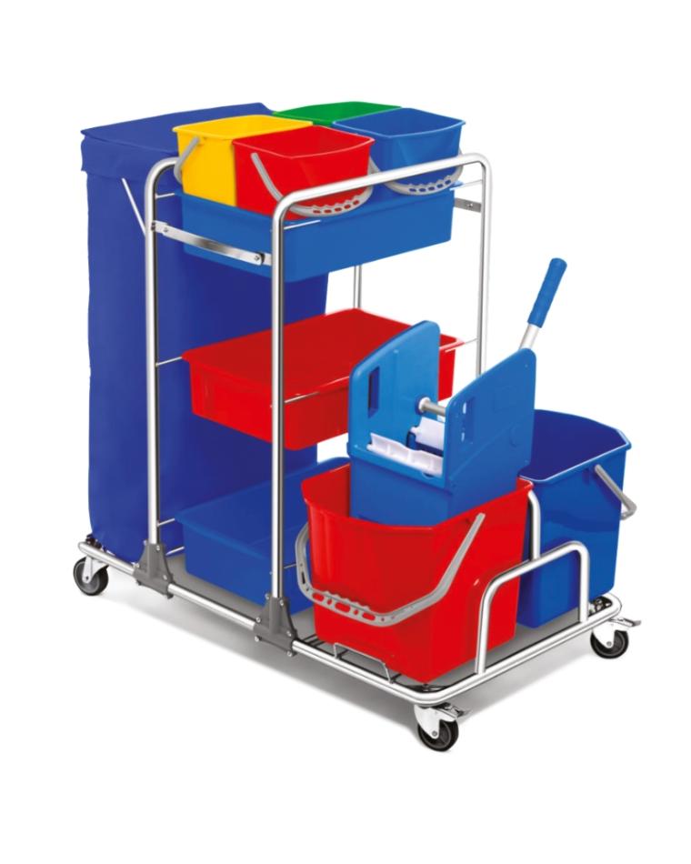 Schoonmaakwagen - Deluxe - Kunststof - Promoline
