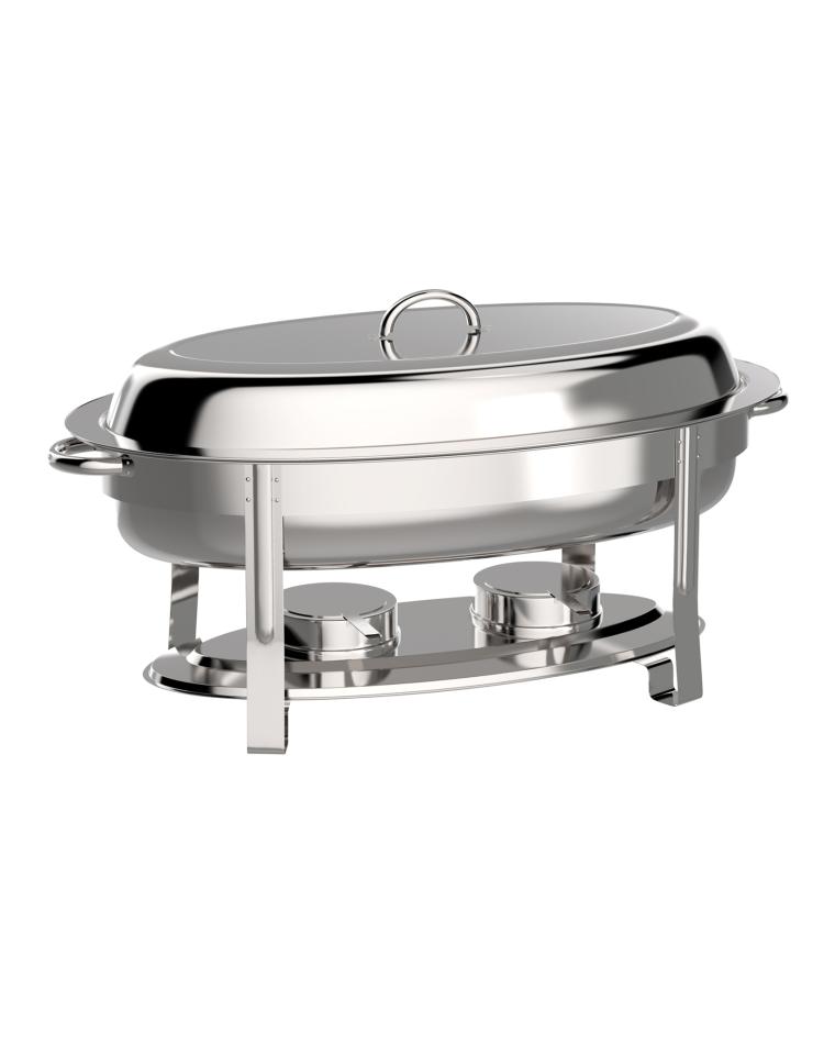 Chafing dish - Ovaal - RVS - 5.5 Liter - Promoline
