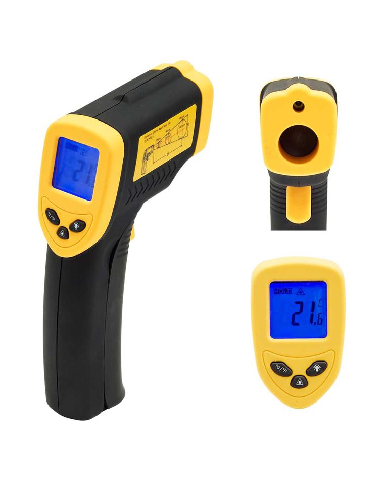 Thermometer - Digitaal - Infrarood - -50°C / 380°C - Promoline