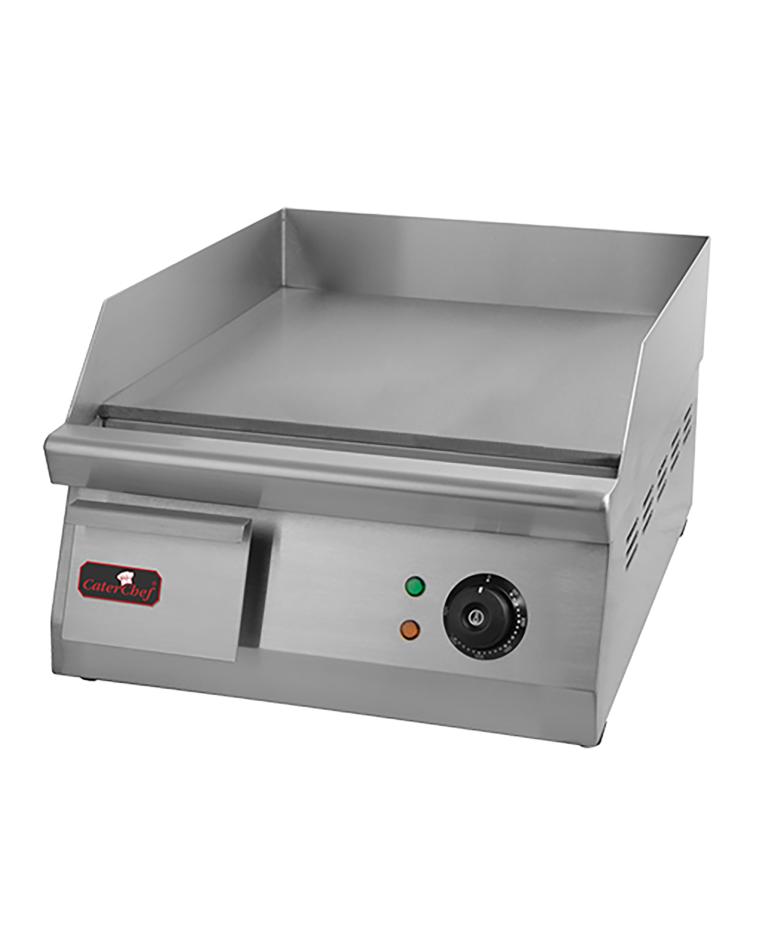 Bakplaat - H 27 x 40 x 54.5 CM - 27.5 KG - 220 - 240 V - 3000 W - RVS - Glad - +50°C / +300°C - Caterchef - 688510