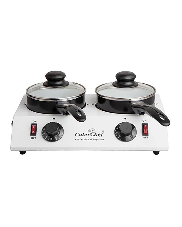 Chocolade Warmer - H 15.8 x 35 x 22.8 CM - 2.83 KG - 220 - 240 V - 80 W - RVS - 1.25 Liter - +30°C / +80°C - Caterchef - 921540