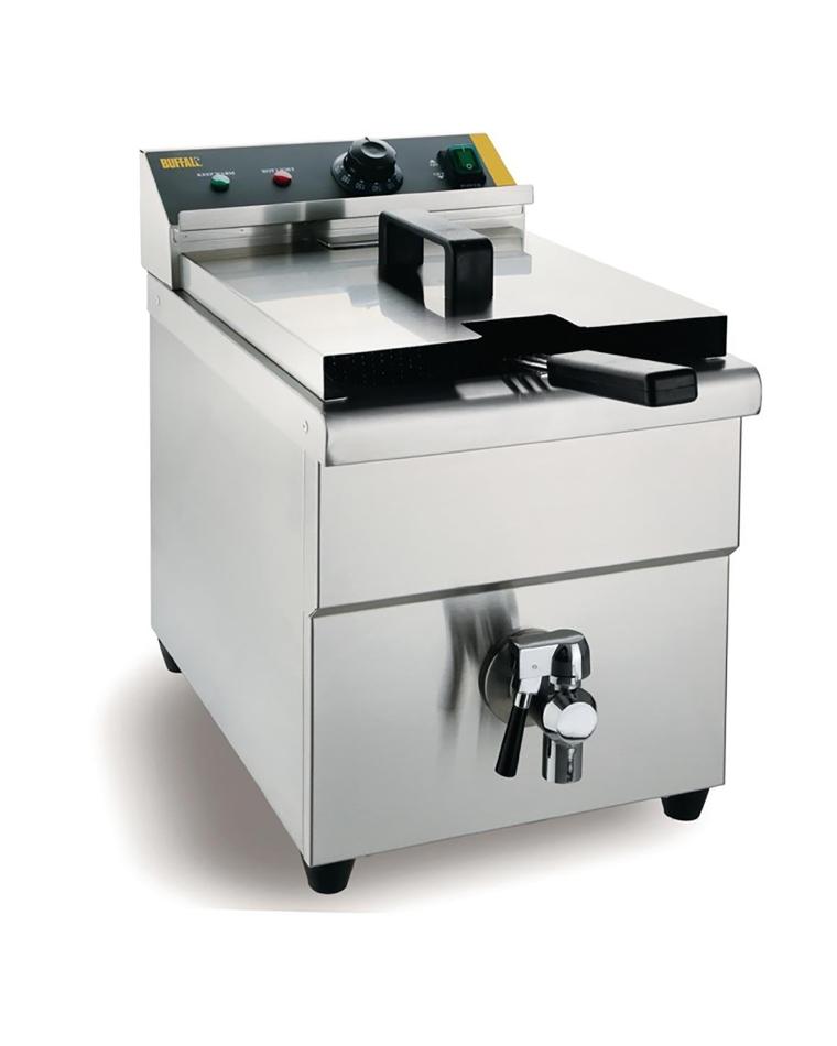 Inductiefriteuse - Tafelmodel - 7.5 Liter - H 41.5 x 29 x 44 CM - 3 kW - 220-240 V - Buffalo - CP793
