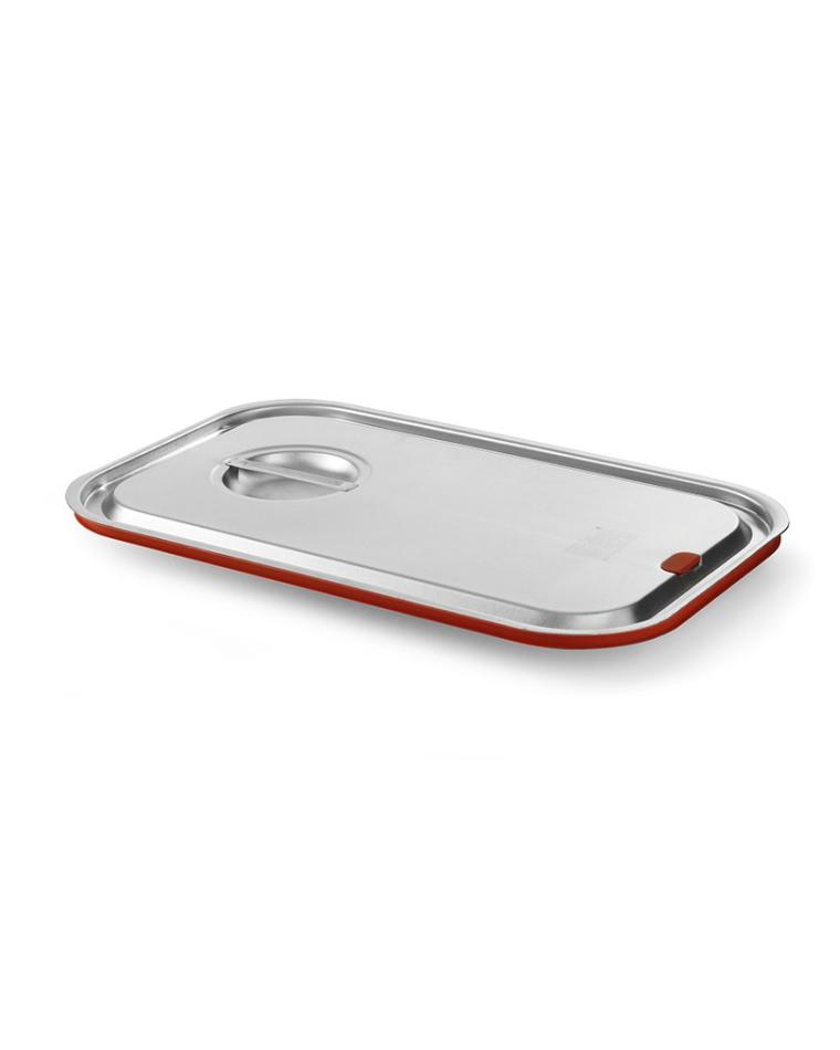 Gastronormdeksel - 2/3 GN - RVS - Siliconenrand - Budget Line - Hendi - 804018