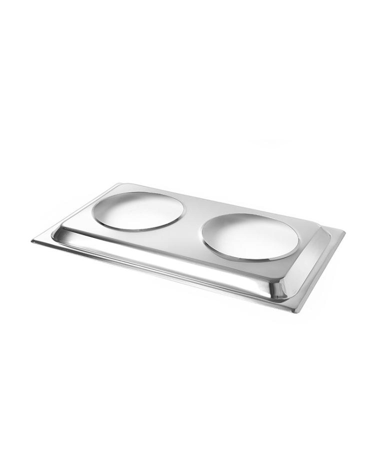 Chafing dish - Opzetstuk voor 2 bain-marie pannen - Hendi - 470930