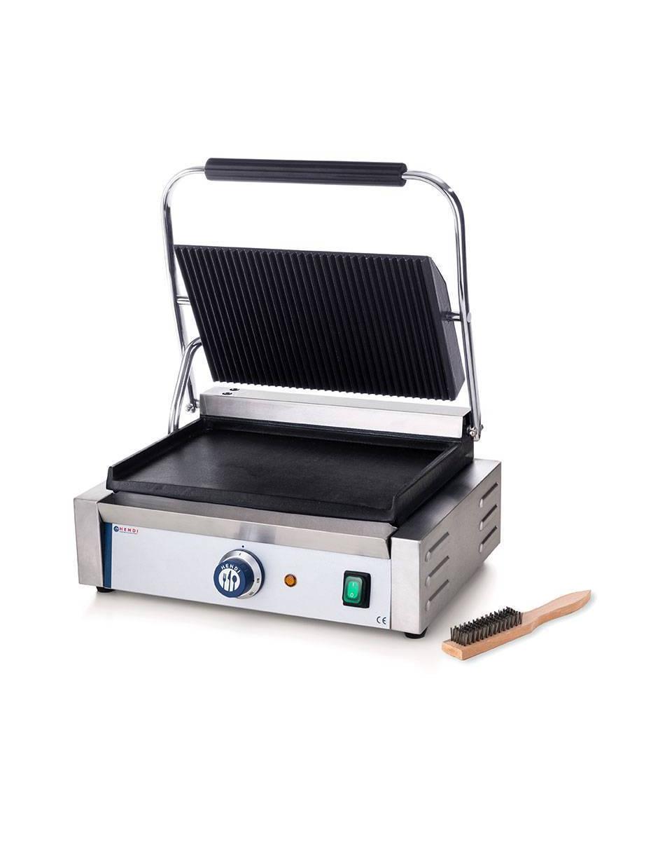 Contactgrill - Panini Versie - 43 X 37 CM - Hendi - 263662