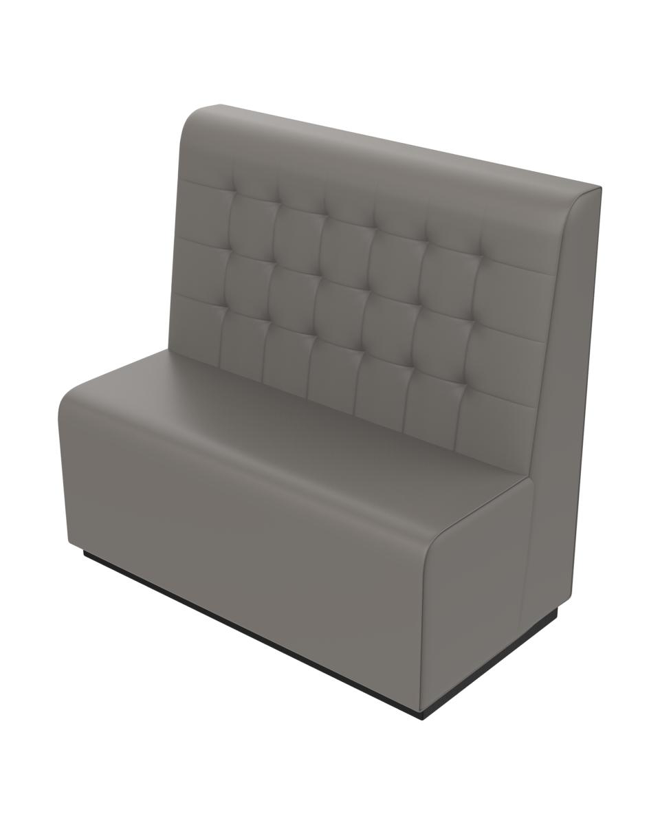 Horeca eetbank - Amsterdam - Lichtgrijs - 122 cm - Promoline