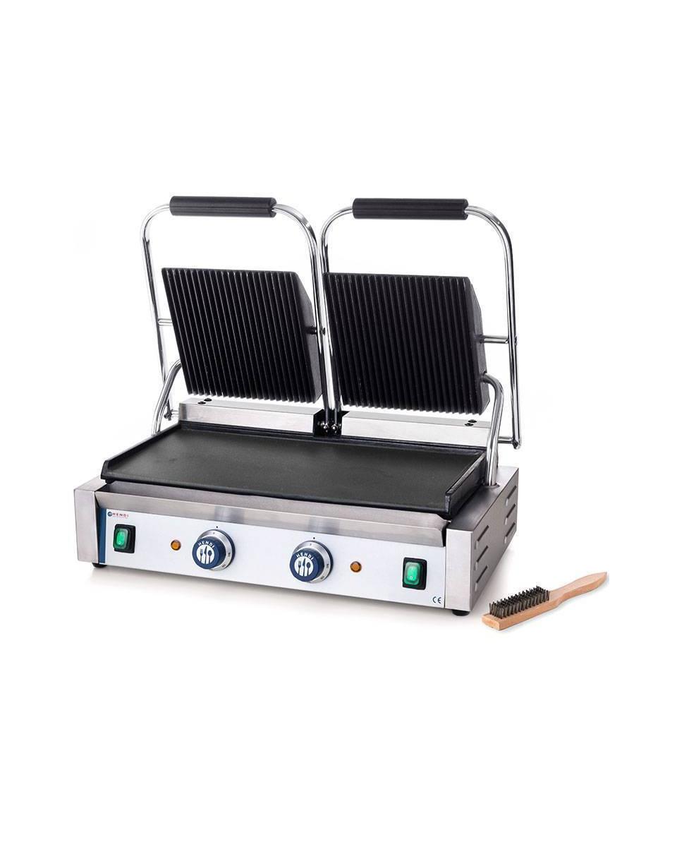 Contactgrill - Dubbele Versie - 57 X 37 CM - Hendi - 263808
