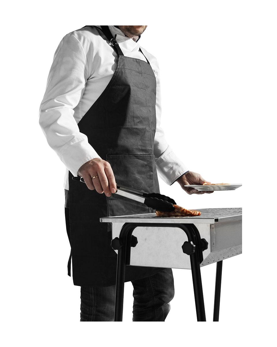 Barbecue Schort - zwart - 81 X 66 CM - Hendi - 556696