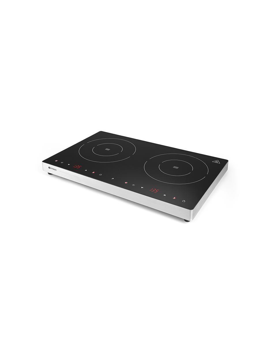 Dubbele inductiekookplaat - Display line - 3500W - Hendi - 239285